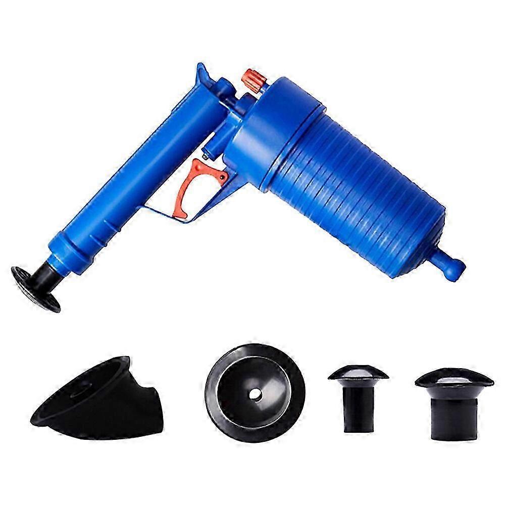 1 Set Air Drain Blaster Portable Toilet Plunger Drain Clog Removing Tool Toilet Plunger