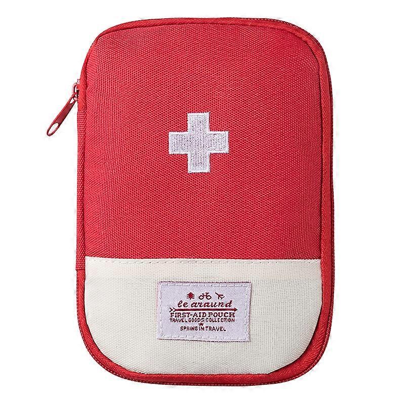 Travel Home Portable Medical Bag, Color: Red Large