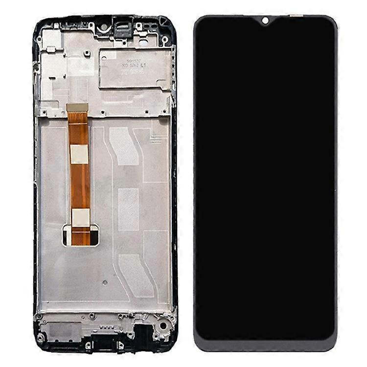 Compatible For Realme C25 Grade C LCD Screen and Digitizer Assembly + Frame (without Logo)