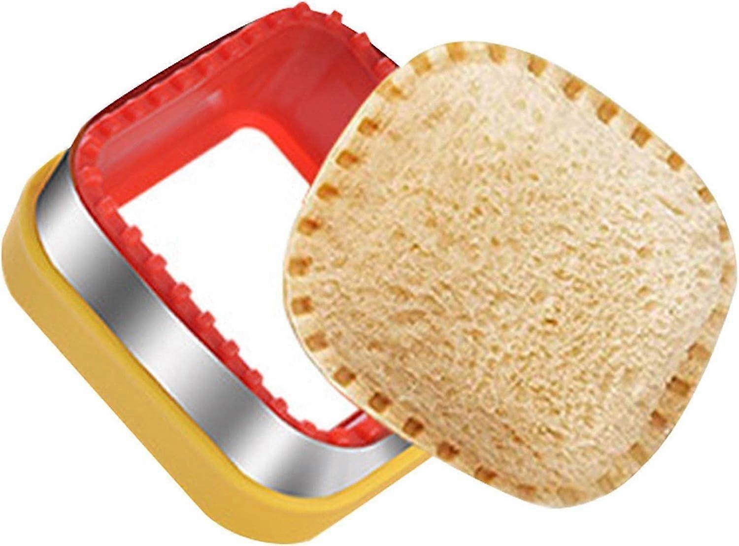 Sandwich Peeler and Sealer - Peel and Seal Bread from Round Square Shapes,Colorful Cookie Cutter Easy Press DIY Cookie Fruit Cutter for Kids, Boys, Gi