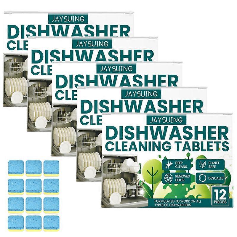 Dishwasher Cleaner And Deodorizer Tablets Deep Cleaning Descaler Pods