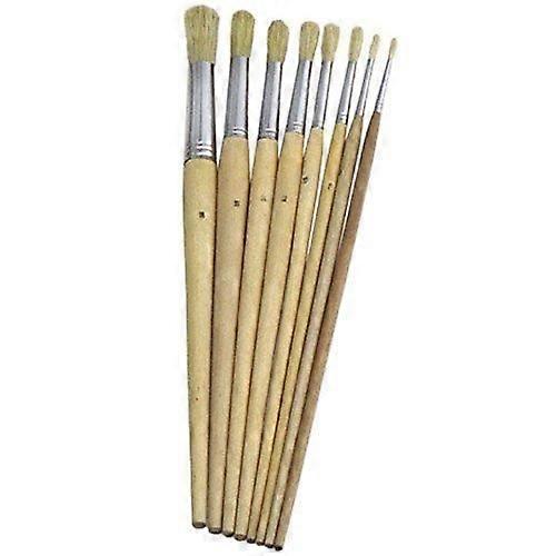 Kwast - WOLFPACK - Nr. 9 - Rond - Wit - Binnen