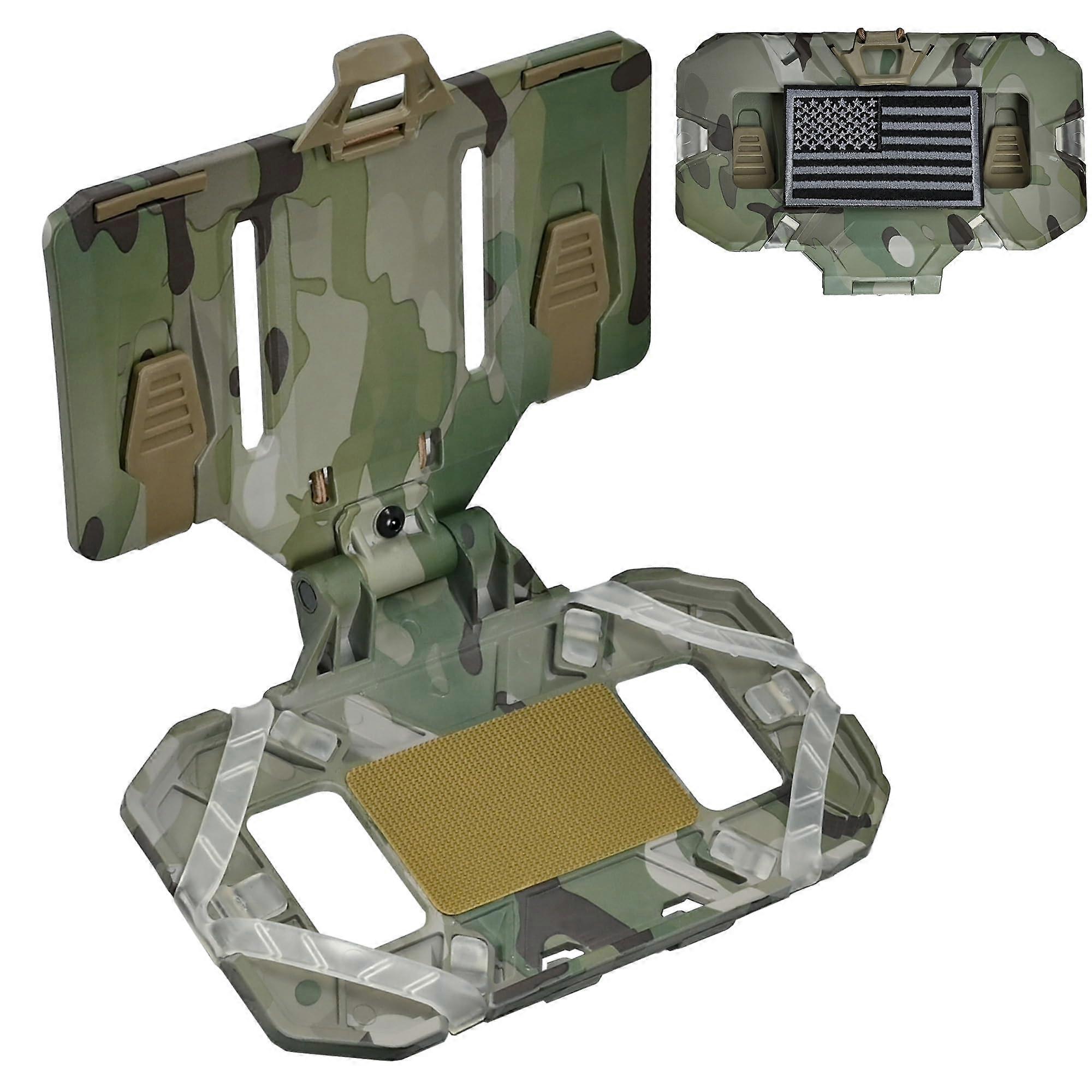 Tactical Plate Carrier Phone Mount, Universal Molle Phone Holder,Tactical Phone Holder Foldable Navigation Board for Tactical Vest Attachments
