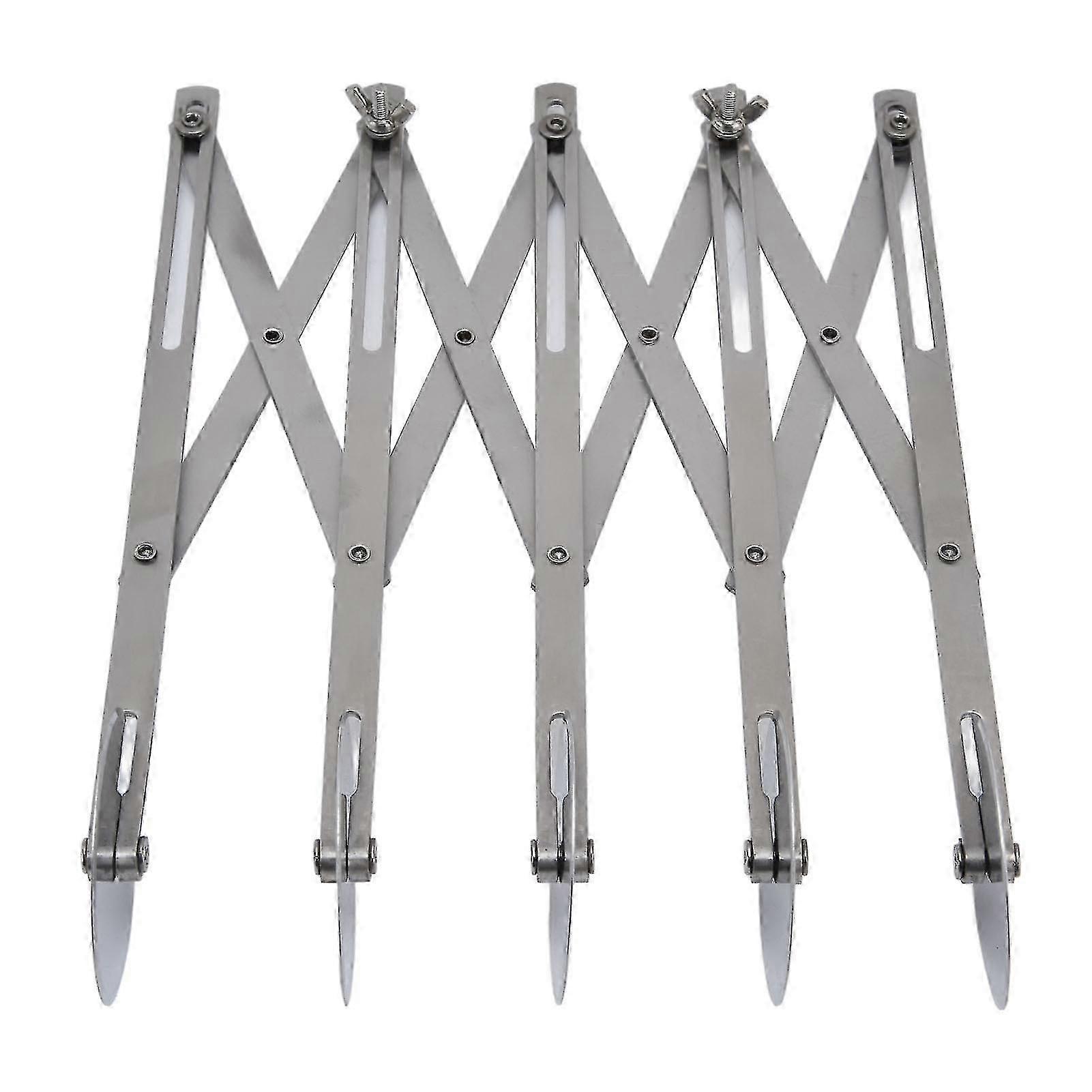 Stainless Steel Pastry Cutter with 5 Wheels