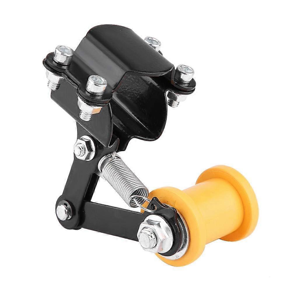 Chain Tensioner Adjustable For Universal Motorcycle, Black, 3.7-4.3 cm Clamp Range (1.46-1.69 in), Fits Most Models