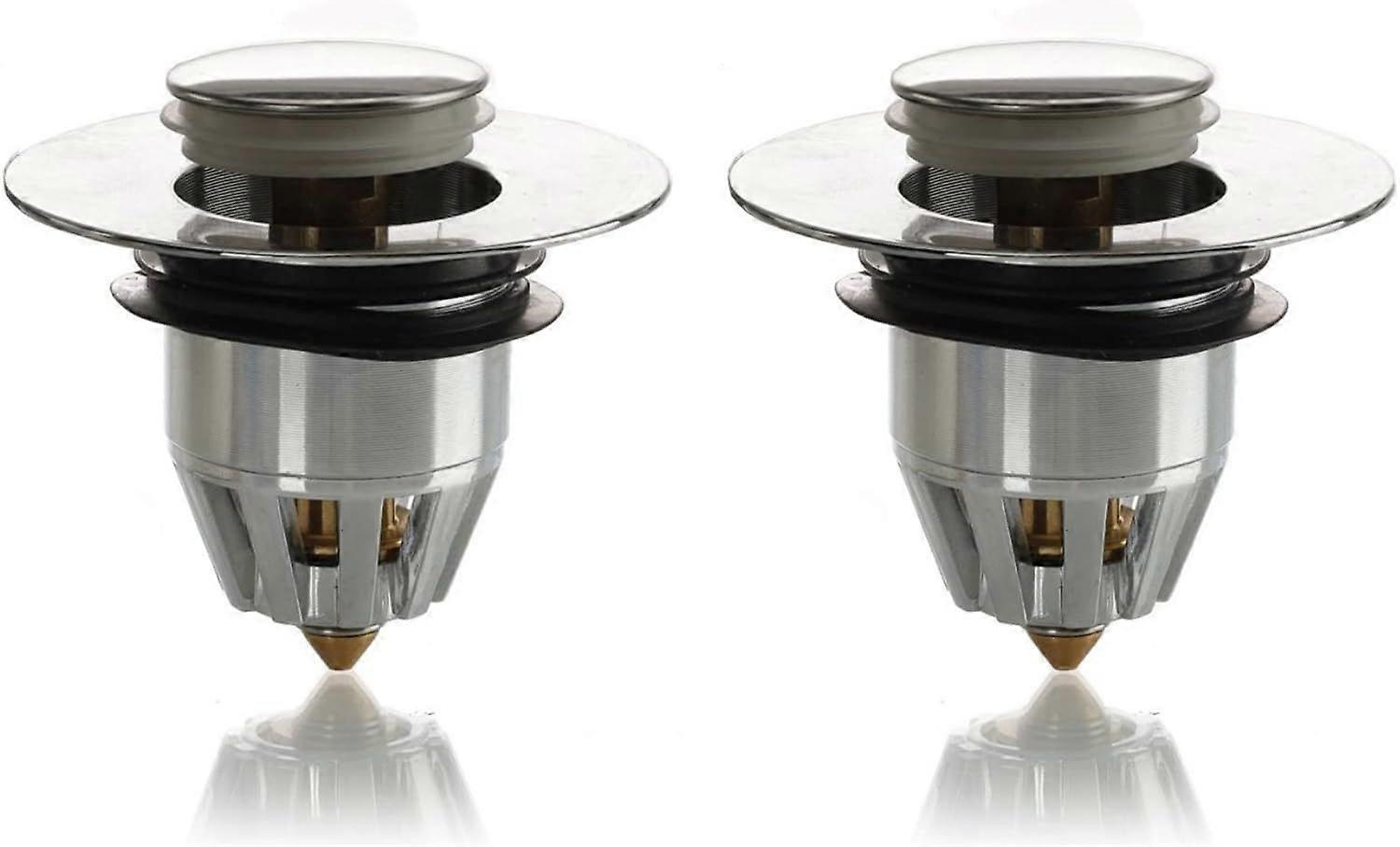 Bathroom Kitchen Sink Plug Pop Up Click Clack (2)