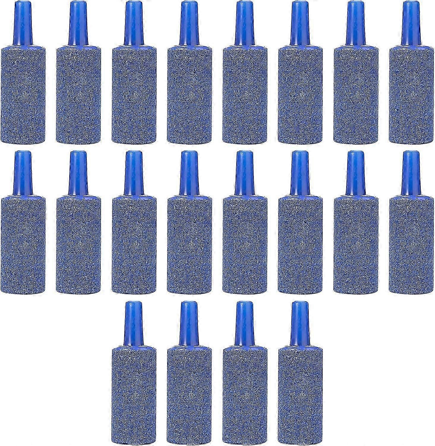 Aquarium Cylinder Bubble Diffuser, 20pcs, for Aquarium Oxygen Supply