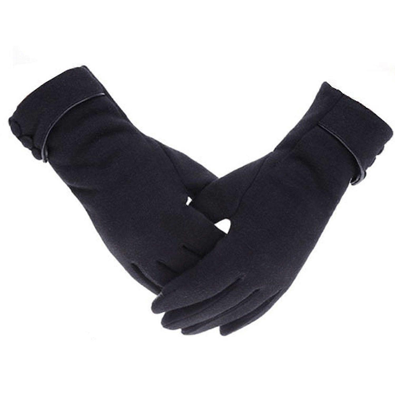 Women's Warm Winter Gloves, Windproof Lined Touchscreen Phone Gloves.