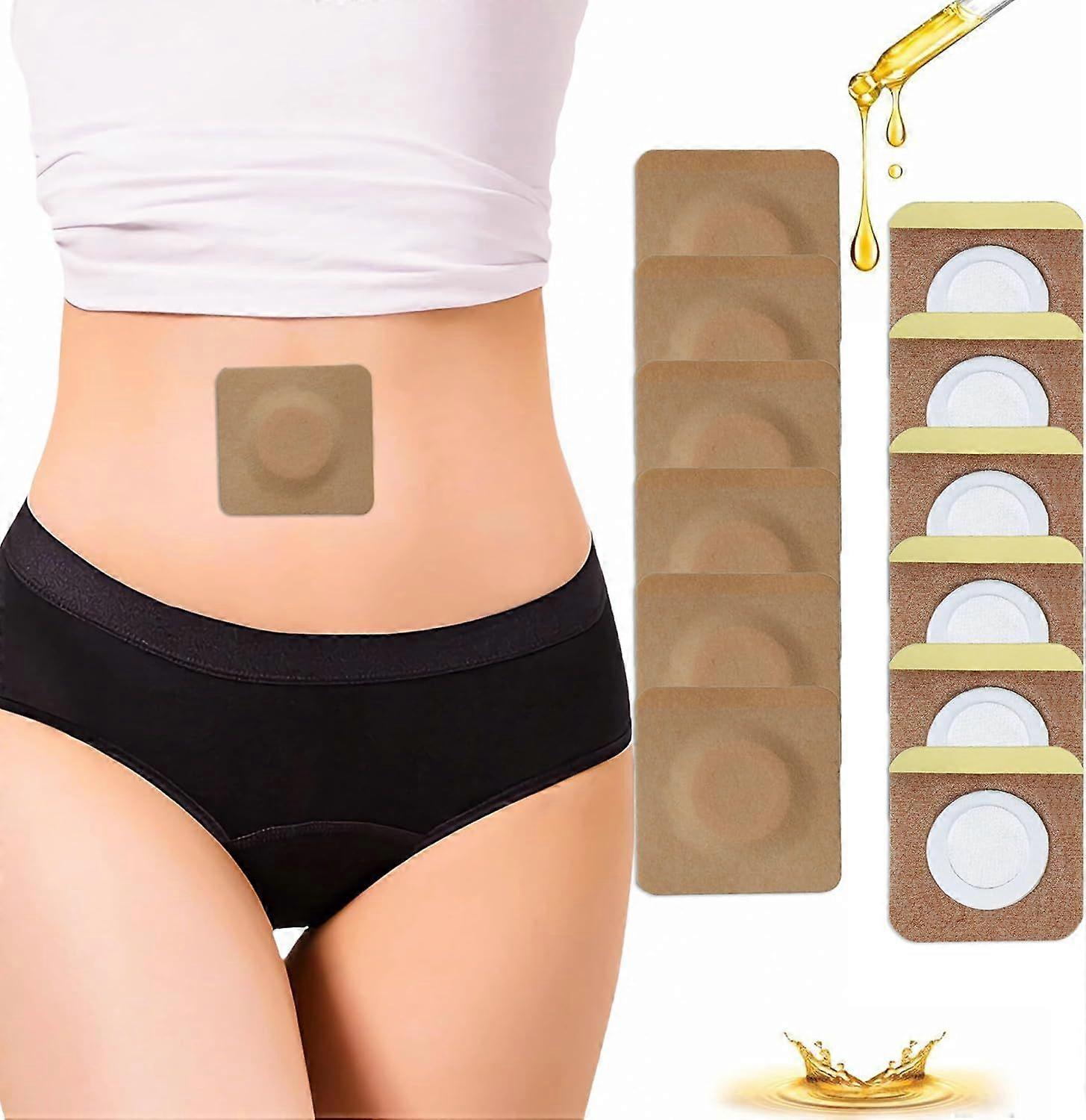 2025 Latest Model  Castor Oil Pack Wrap for Belly Button, 12pcs Disposable 3.2 x