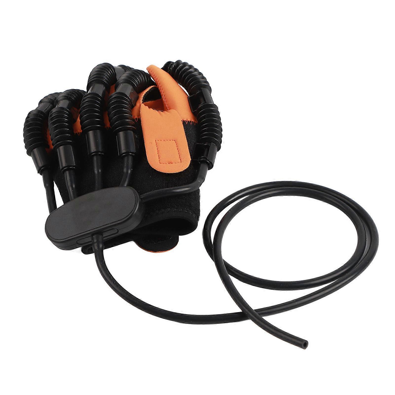 Hand Rehabilitation Robort Soft Resin Fibre Perfect Fitting Finger Training Exerciser Glove L Size
