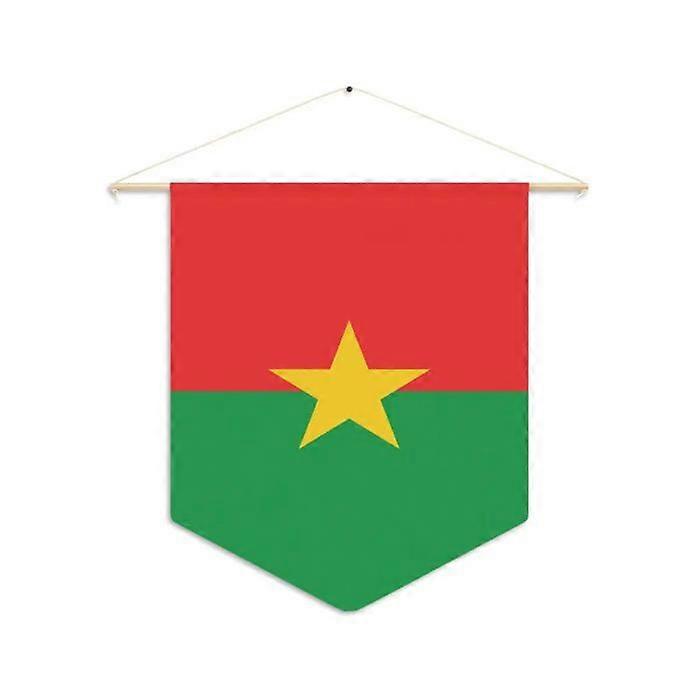 Flag - Burkina Faso - 30 x 45 cm - Polyester - Double-sided print - Accessories included