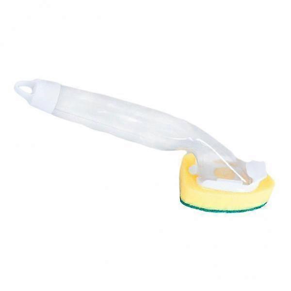 2x Refillable Soap Dispensing Dish Wand Scrub Sponge Cleaning Tool for Kitchen