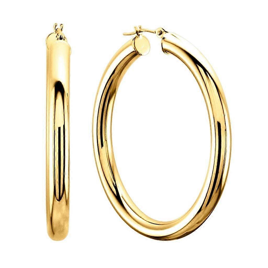 10k Gold 3mm Solid Round Hoop Earrings for Women  Secure ClickTop