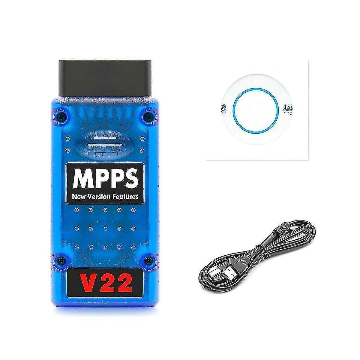 Mpps V22 Obd Read Writer Ecu Data Tuning Obd Read And Write Data Power Upgrade