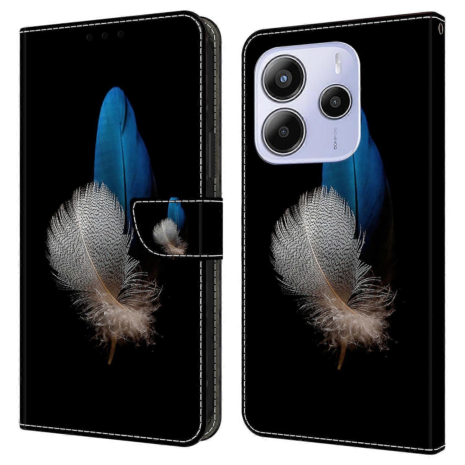 For Xiaomi Redmi Note 14 5G Case 3D Pattern PU Leather Wallet Phone Cover with Stand