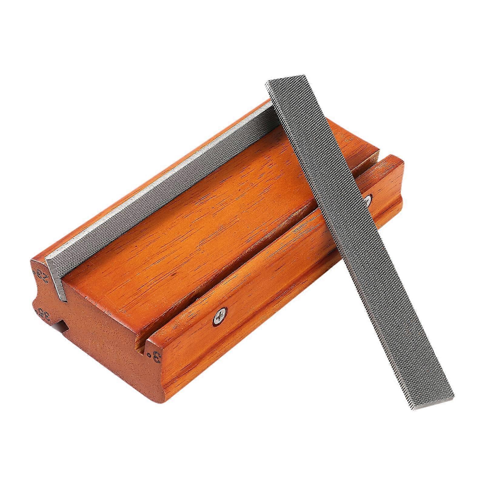 3/23/35 Degree Fret End Beveling File Practical for Rounding Deburring Bass