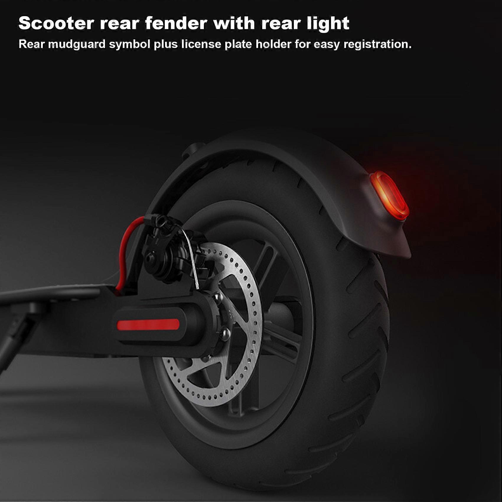 Electric Scooter Scooter Rear Mudguard with Rear Light