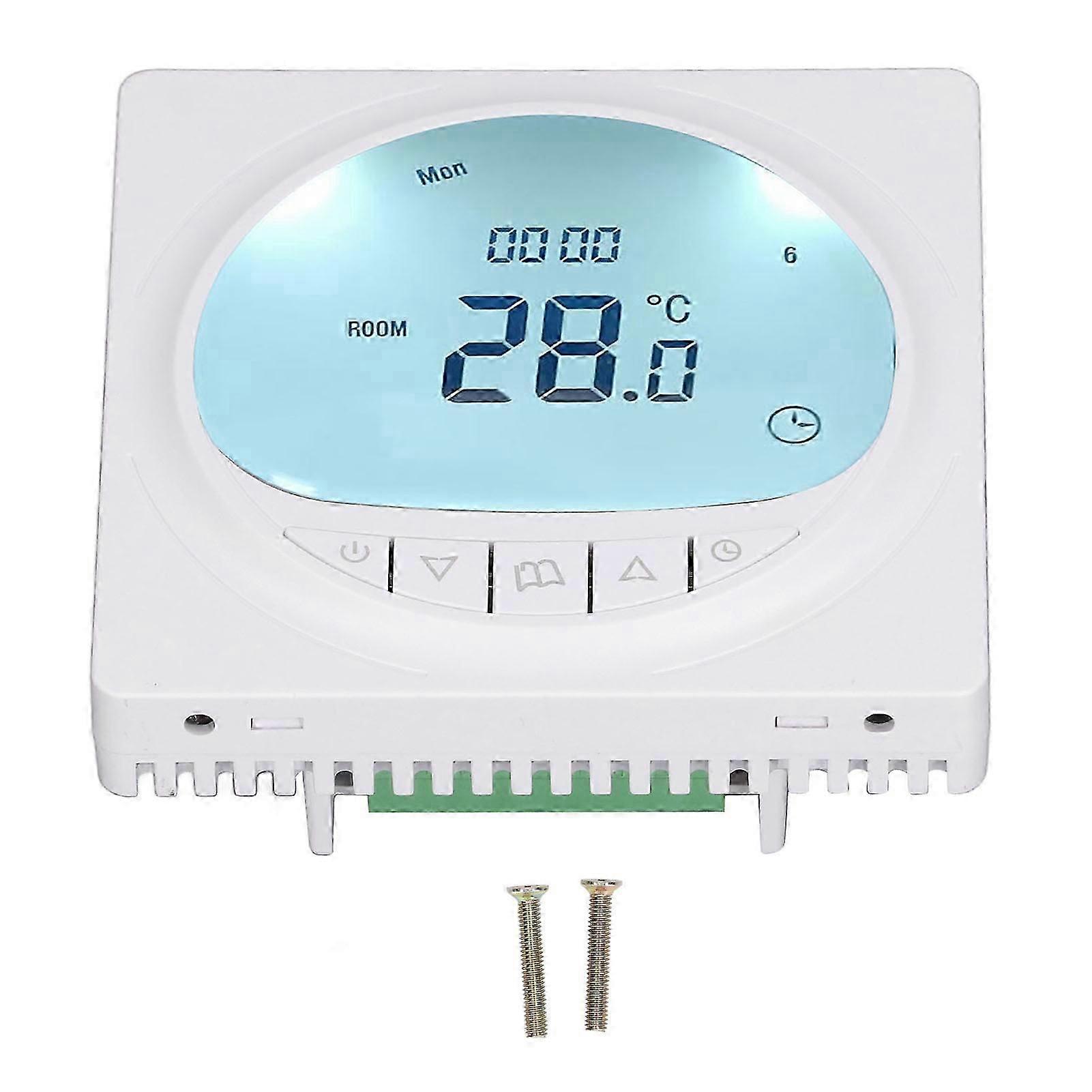Water Floor Heating Thermostat Lcd Display Smart Home Temperature Controller Panel 220v