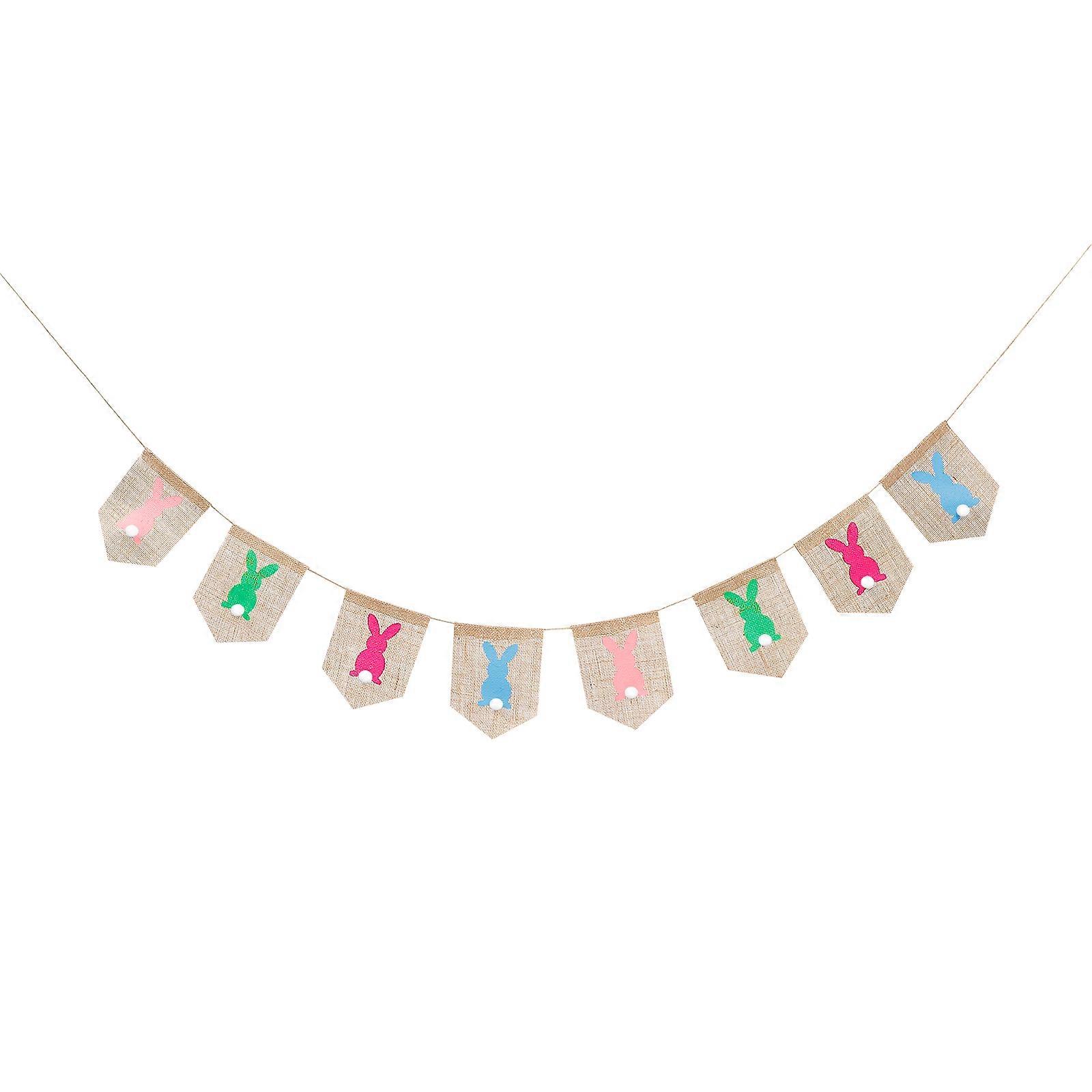 Handy Easter Garland Banner, Spring Bunting Flags for Versatile