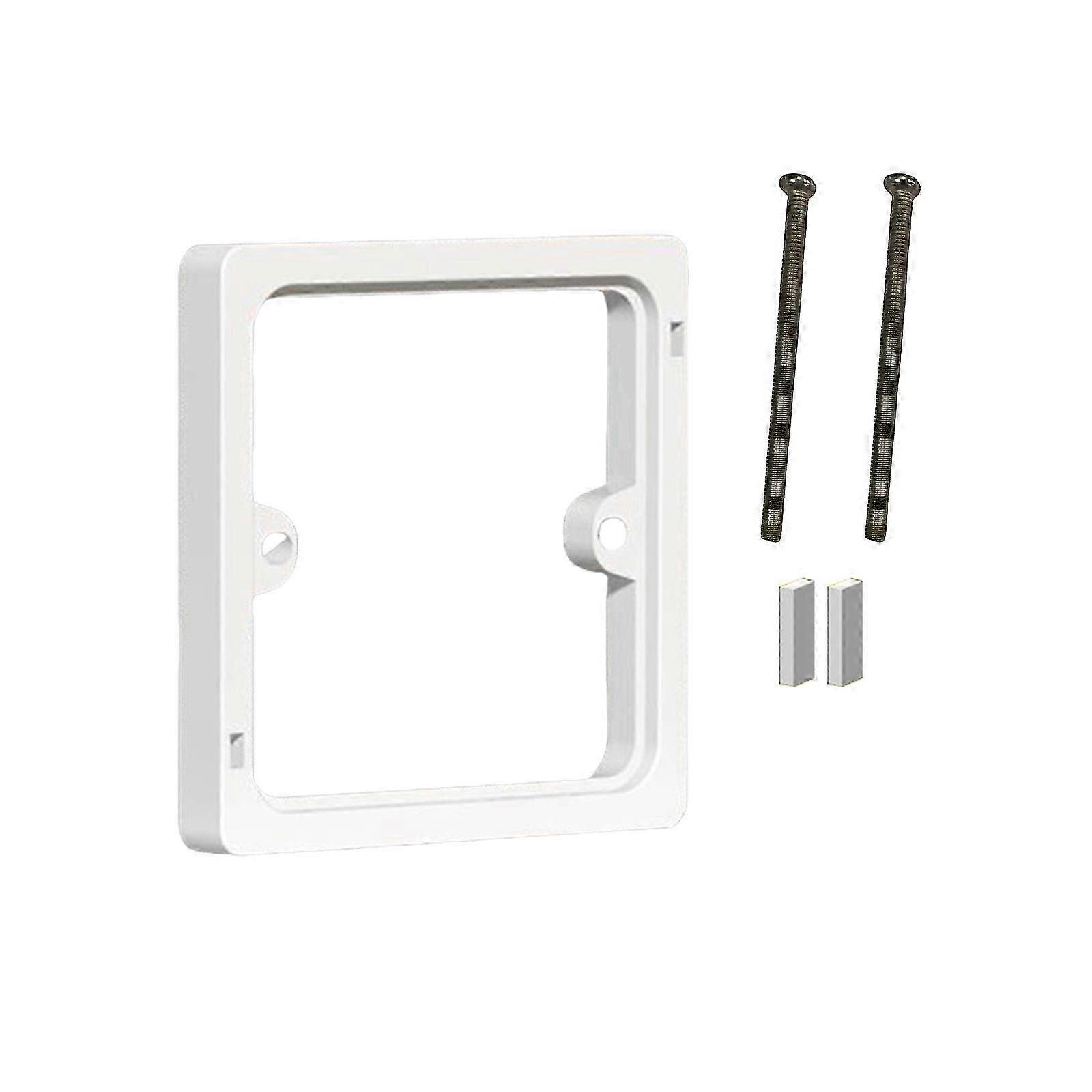 Square Spacer Receptacle Extender Single Socket Electrical Outlet Box for Living