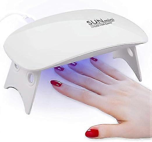 Mini UV nail lamp white