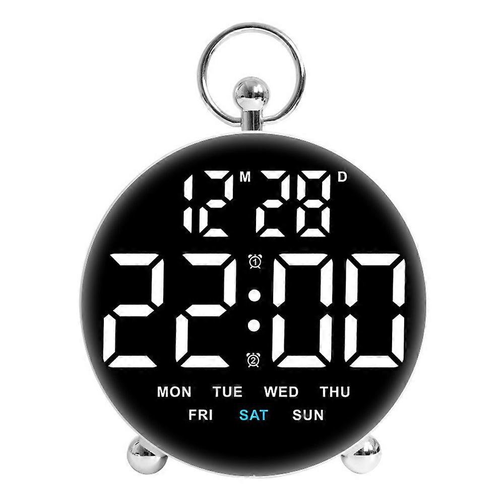 8029 LED Digital Alarm Clock Multi Function Students Electronic Desk Clock with Large Display