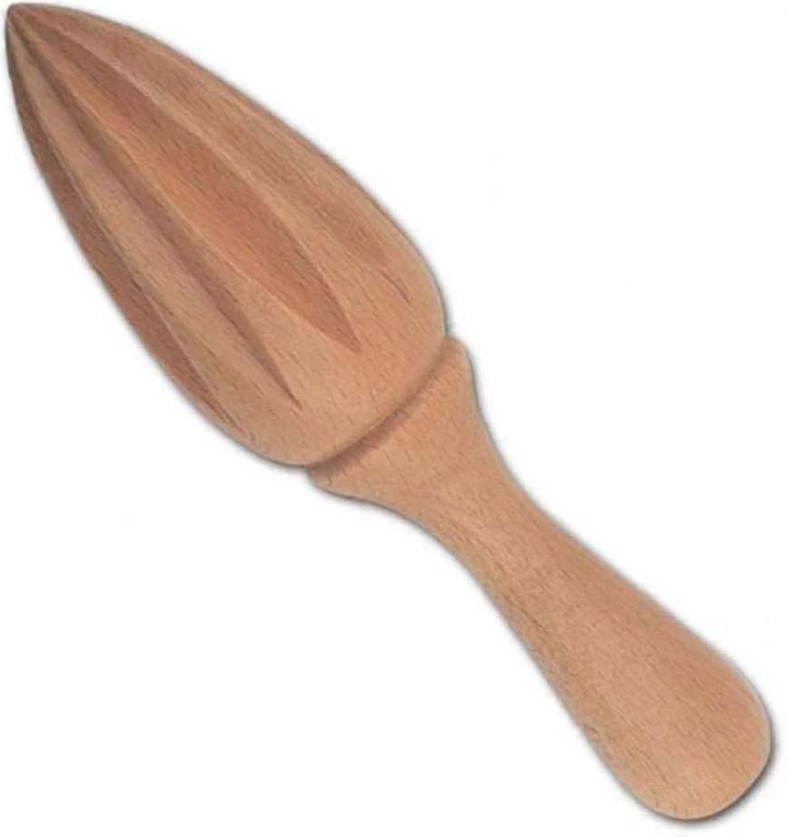 Wooden Lemon Squeezer Manual Press Juicer Fruit Extractor Kitchen Tool (1pc)
