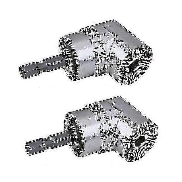 2pcs Right Angle Drill,105 Degree Multifunction Right Angle Driver With 1/4inch Hex Bit Socket Screwdriver