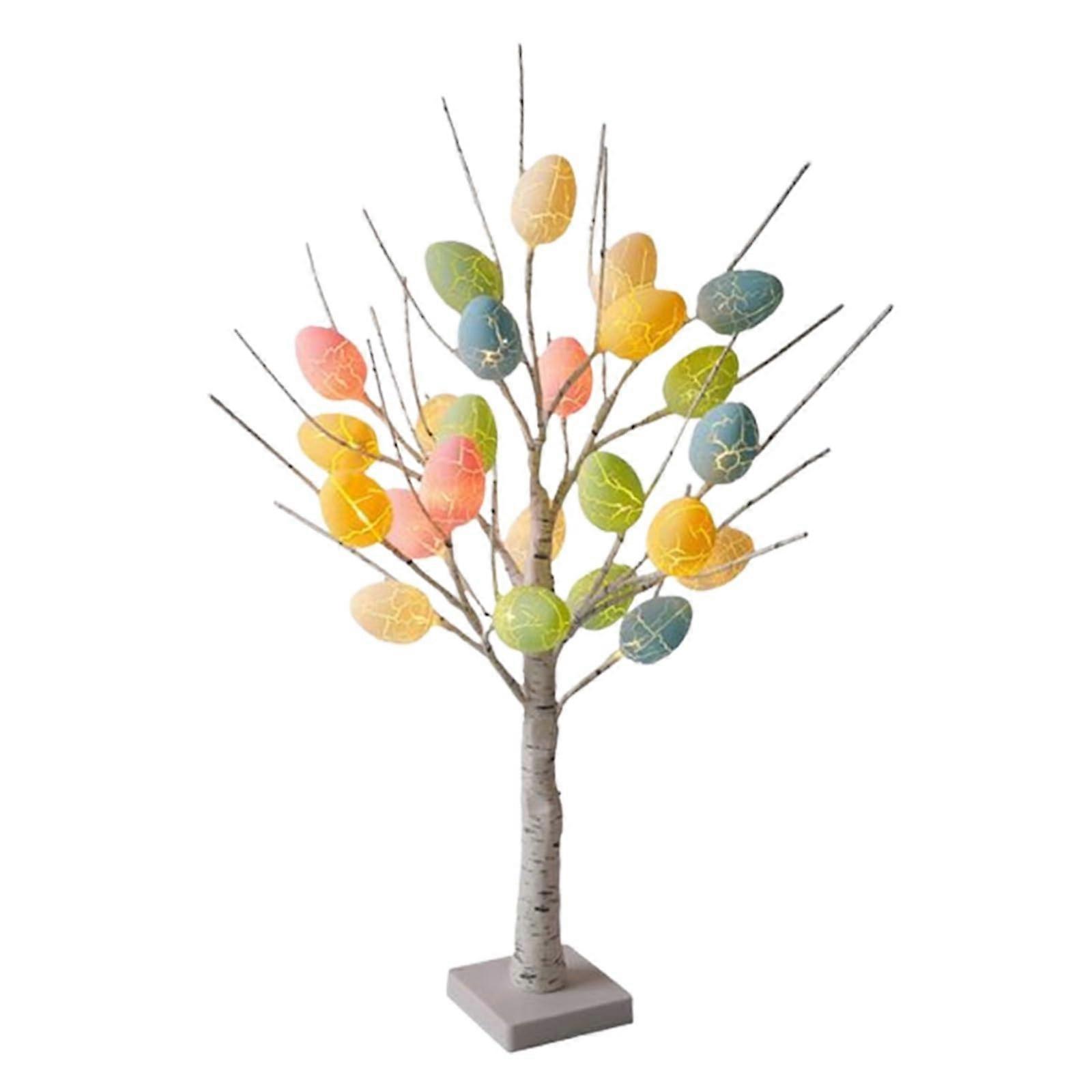 Easter Tree in Pot Artificial Mini Easter Egg Tree for Table Easter Tree for Desk Gifts for Easter Easter Decoration Indoor