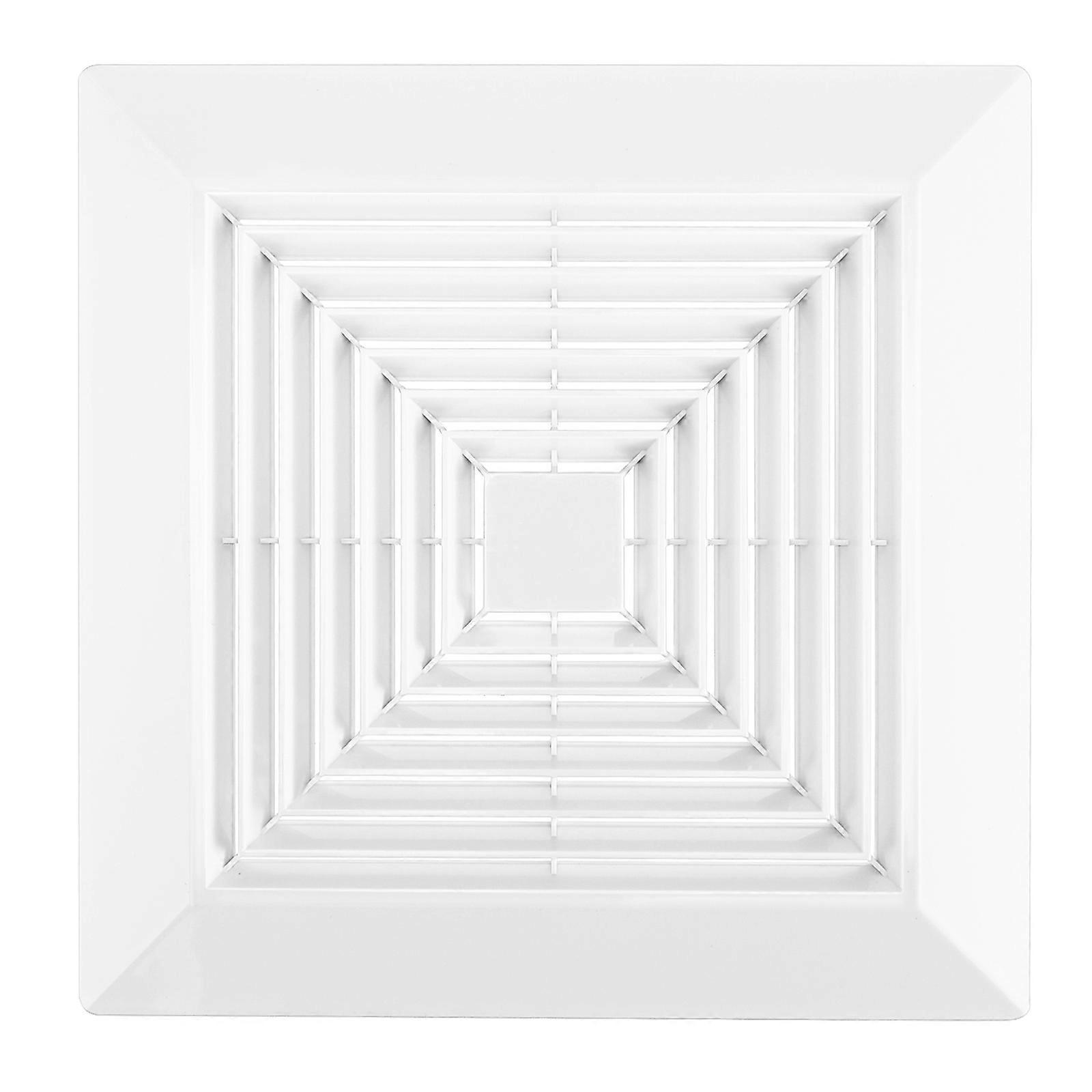 غطاء مروحة عادم الحمام مصبغة هوائية مربعة مصبغة قوية مقاومة للرطوبة سهلة التركيب للتهوية