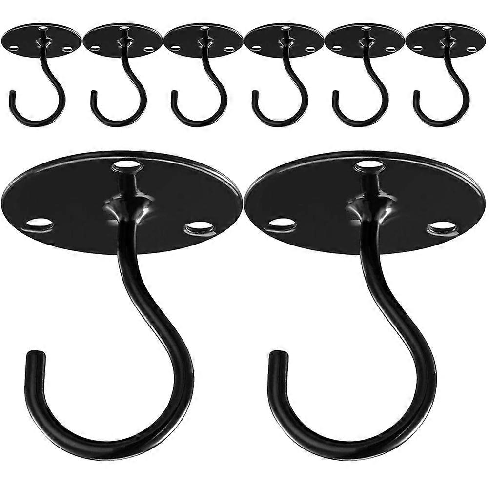Wall Fixing Ceiling Hook Planter Hanger Metal Plant Bracket For Indoor Use Rust-Proof 8Pack