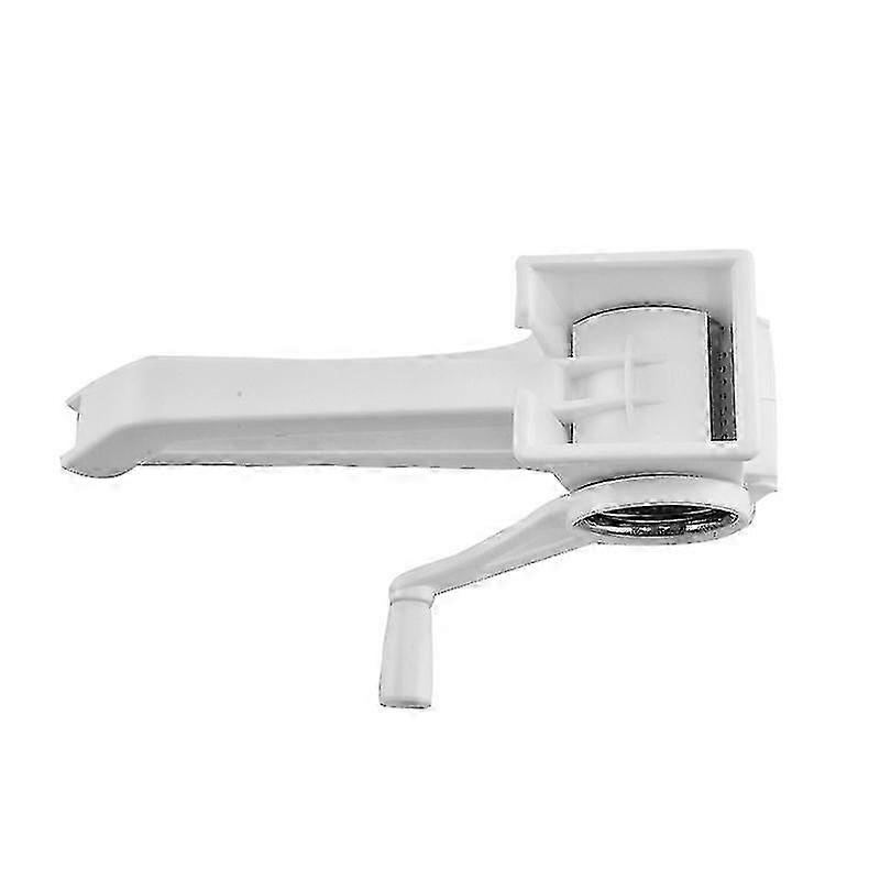 Mini Plastic Cheese Planer Tool in White - Single Piece Device for Cheese Shaving