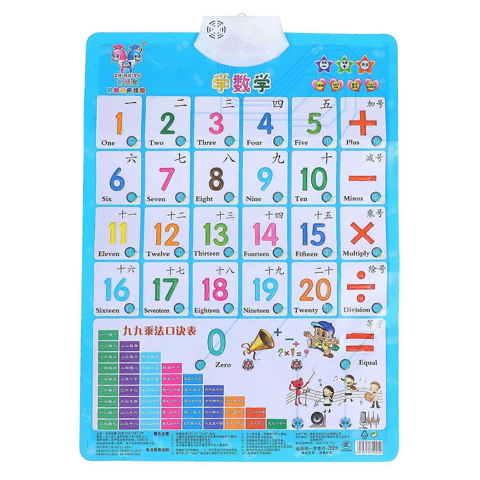 Kindergarten Learning Toys Electronic Interactive Poster Educational Toy
