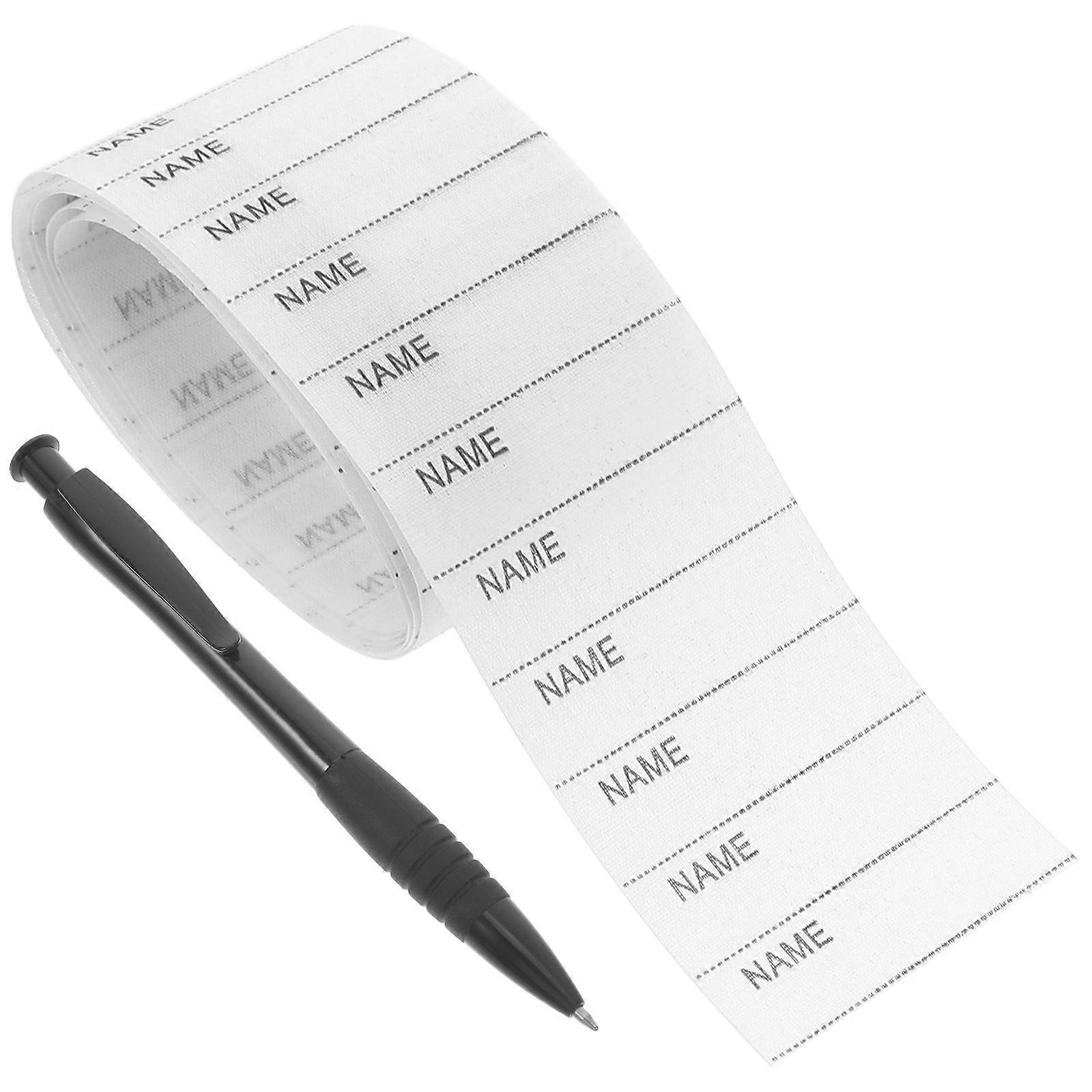 Clothing Labels Name Tag For School Uniforms Children's Clothing Washable Self-Stick Fabric 1Set