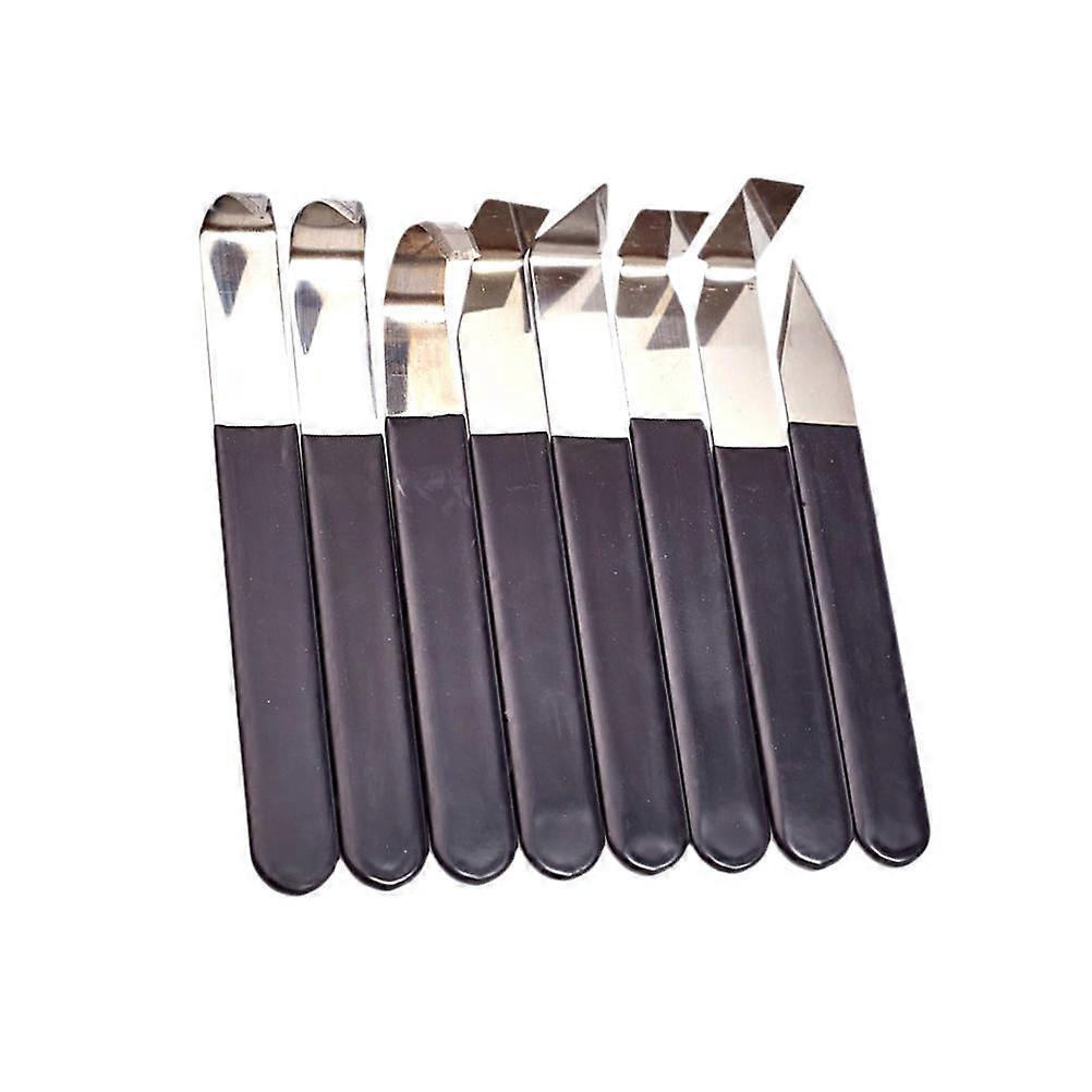 Pottery Craft Tools Clay Fettling Tools Shaping For Artists Diy Enthusiasts 8Pcs