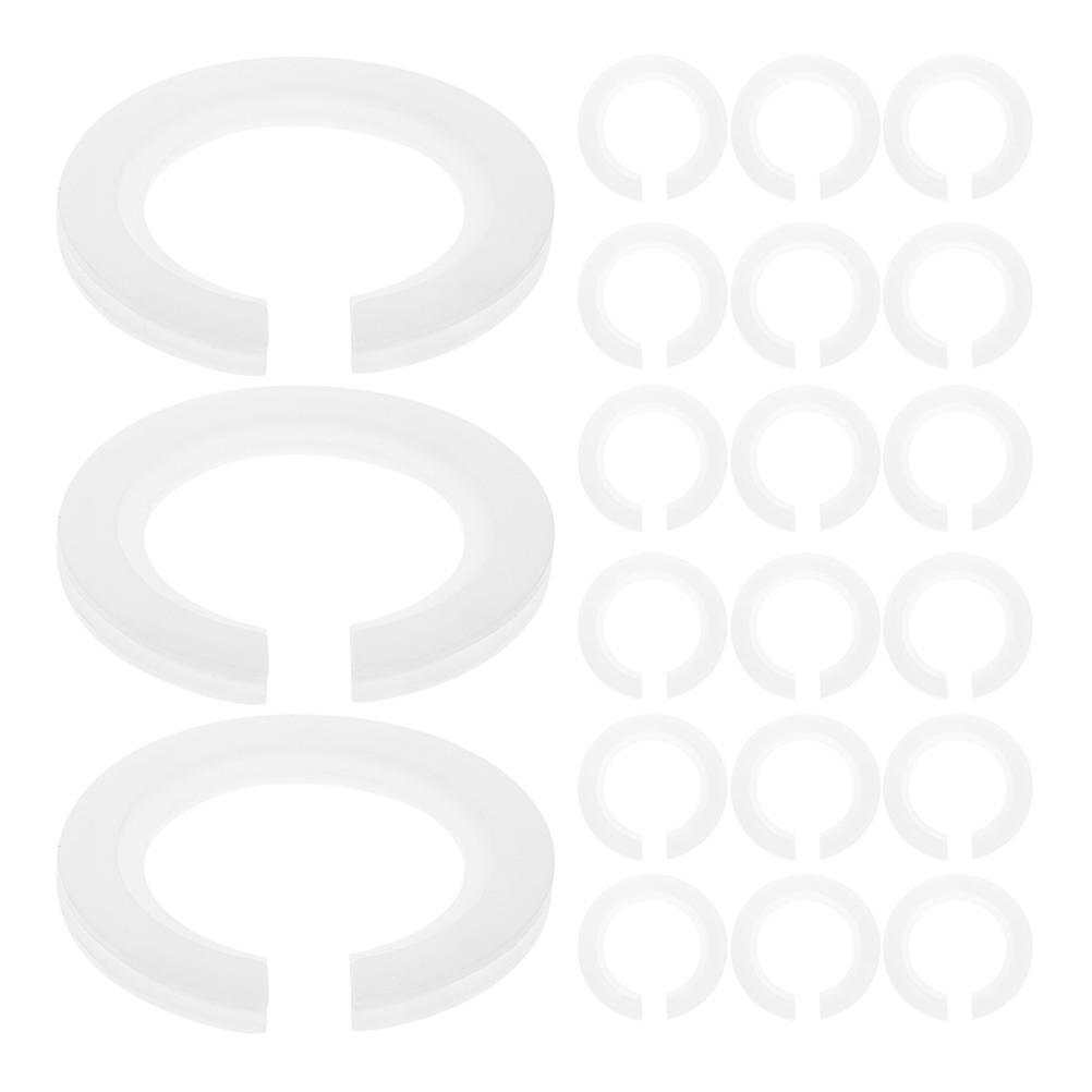 30pcs Lamp Shade Reducer Rings Converter Adaptor Lightweight Accessories for Table Ceiling Lamps Practical Compact Design