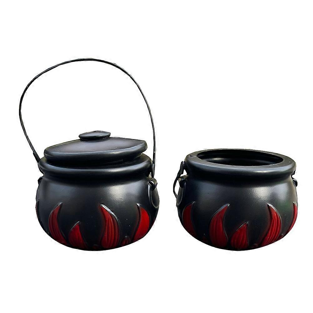 Candy Kettle Halloween Decor Plastic Sandbox Instrument Copii 2Buc