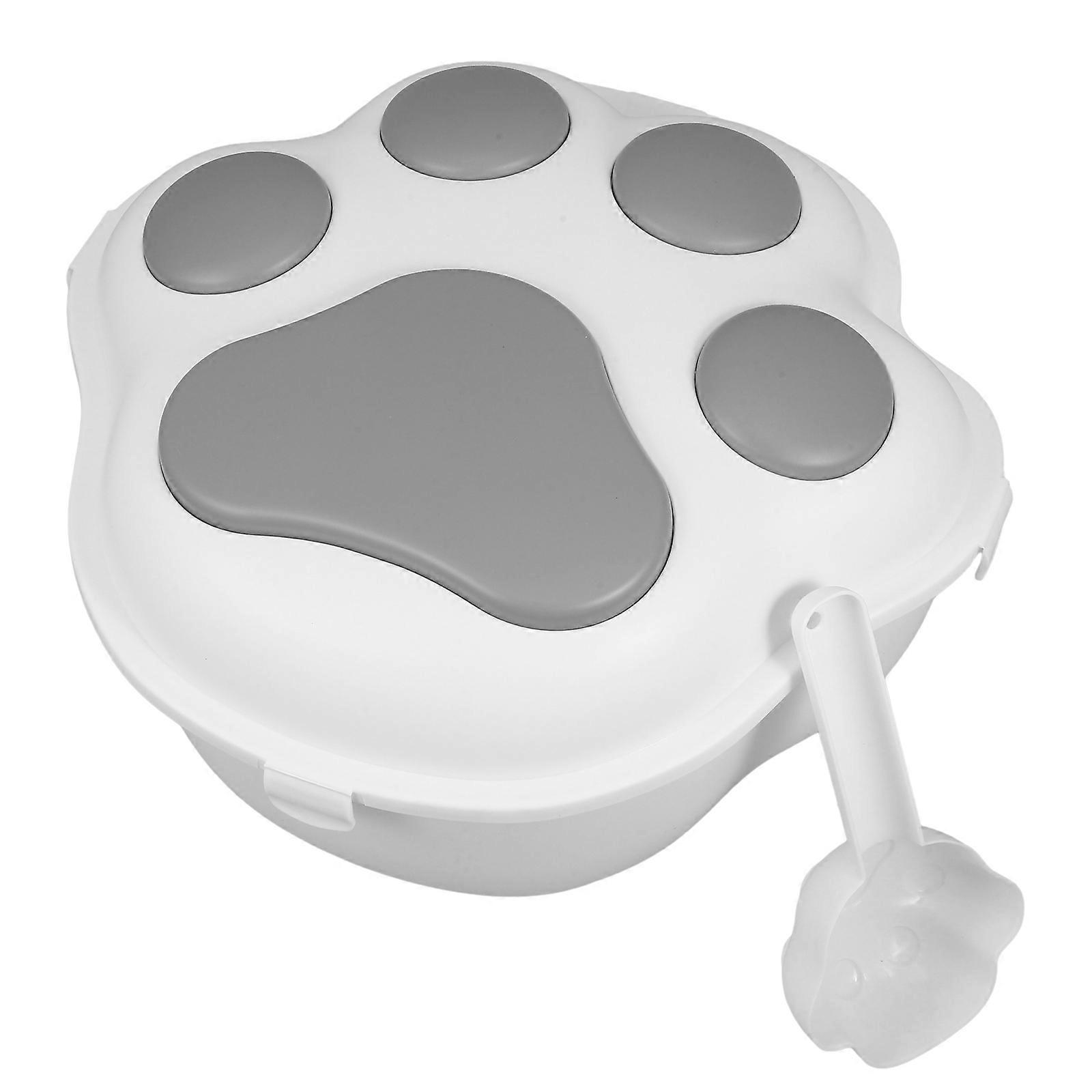 Cat Food Organizer Airtight Sealing Rectangular Shape Home Organization 1Set