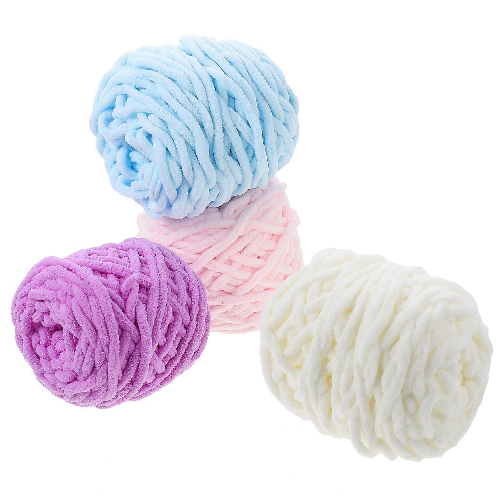 Handmade Knitting Yarn Hand-Knitting Cotton Yarn Scarf Knitting For Diy Projects Assorted Color