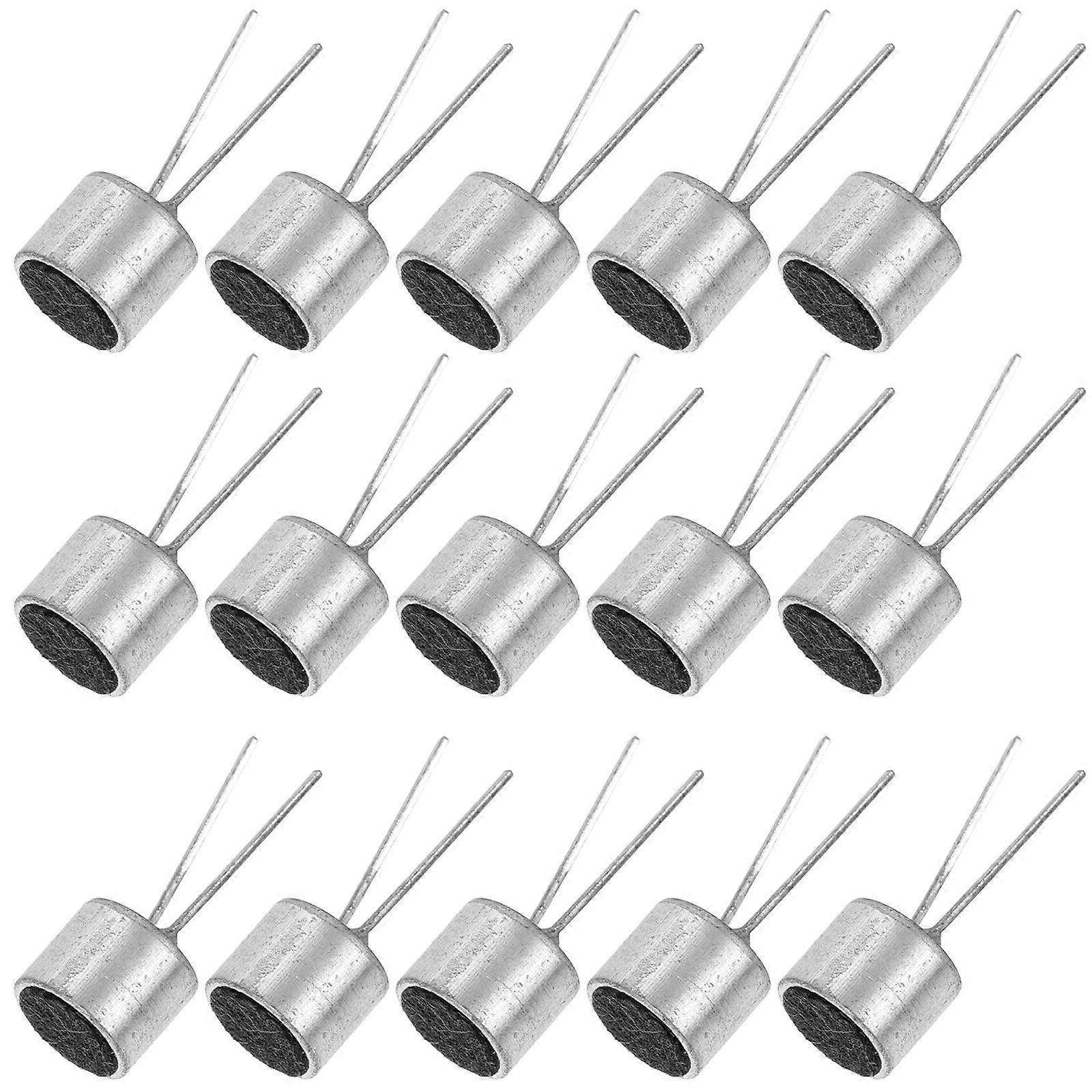 20pcs High Sensitivity Condenser Microphone Pickup Pins Electret Mics for Precise Sound and Light Control, Ideal for Audio Recording and Sound