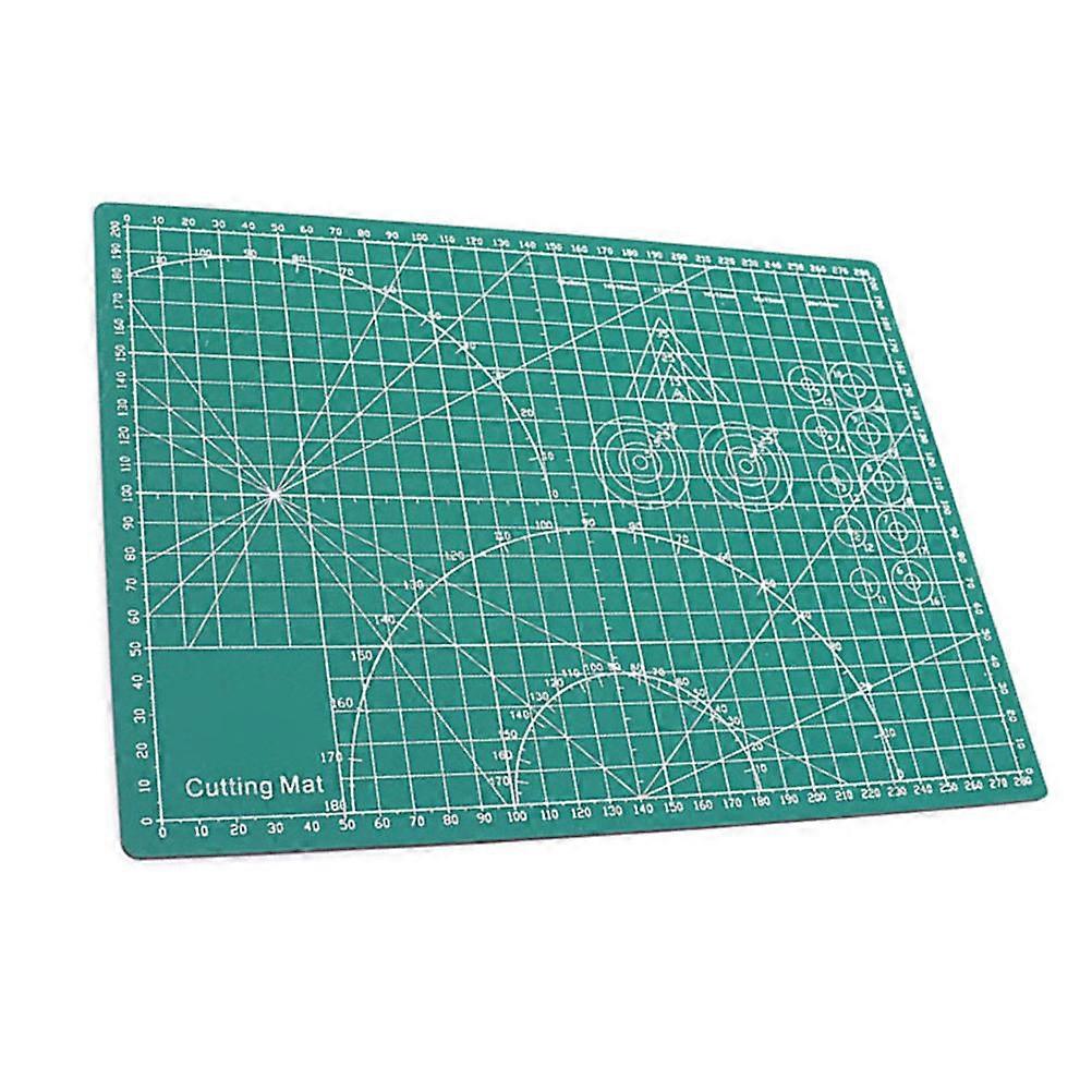 Quilting Accessories Professional Self Durable Non-Slip PVC Cutting Pad for Scrapbooking Quilting Sewing A4 Green 1Pack