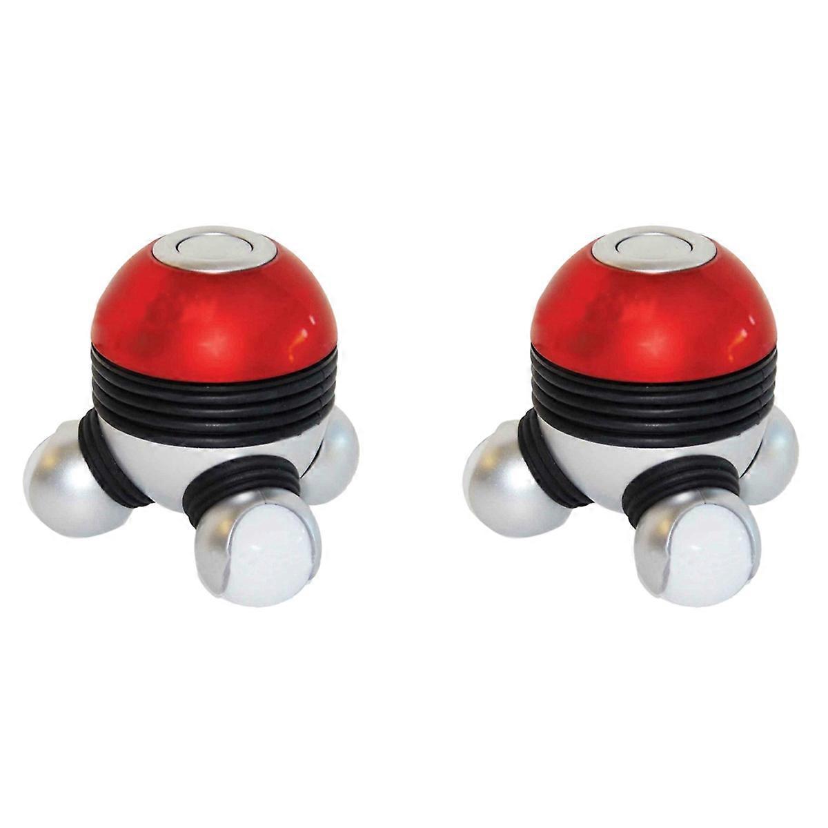 Vibration Massage Powerful Mini Electric Massager with Led Light Red