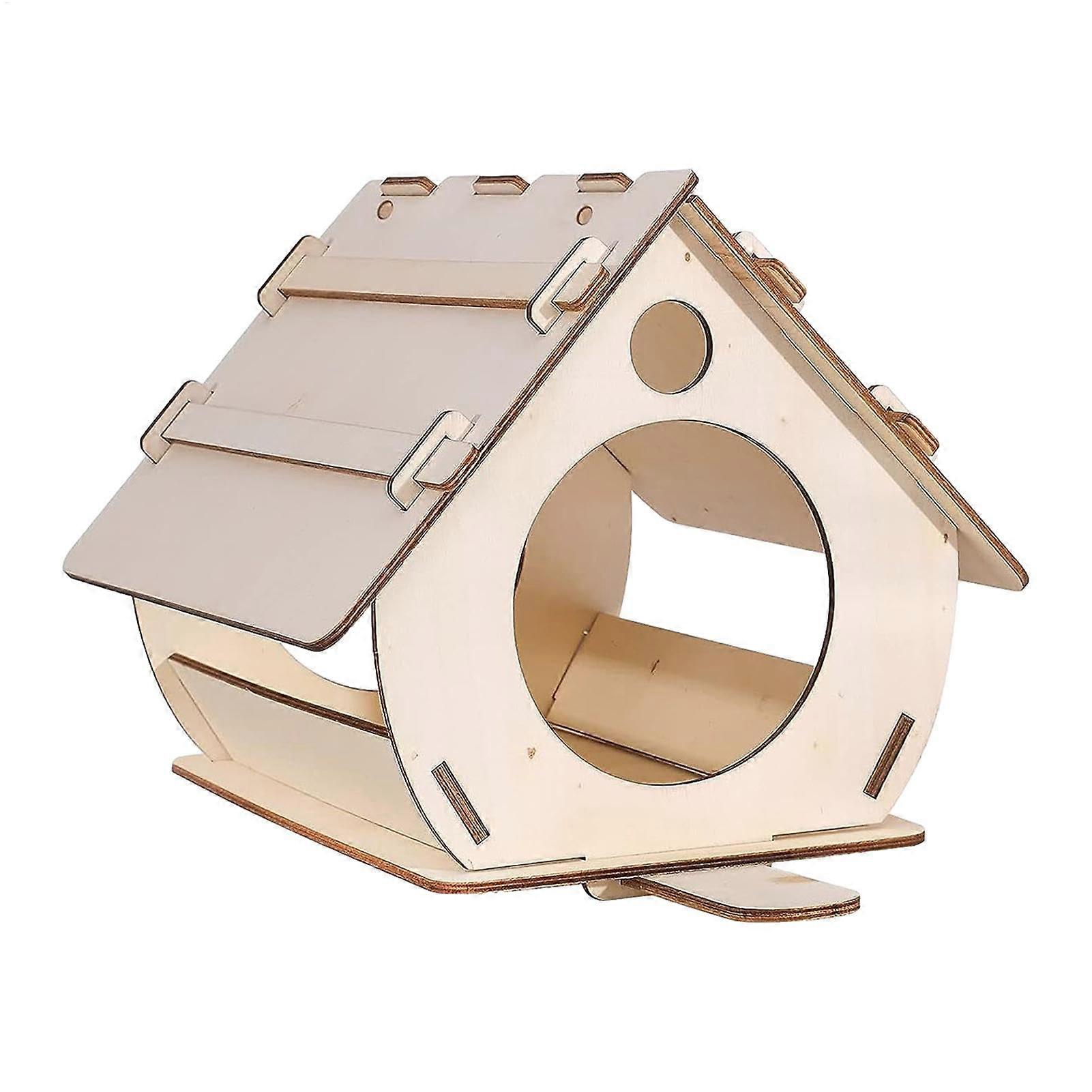 Bird House Bird Feeder, Easy to Fill, Clean,, Weatherproof 16x10x13cm