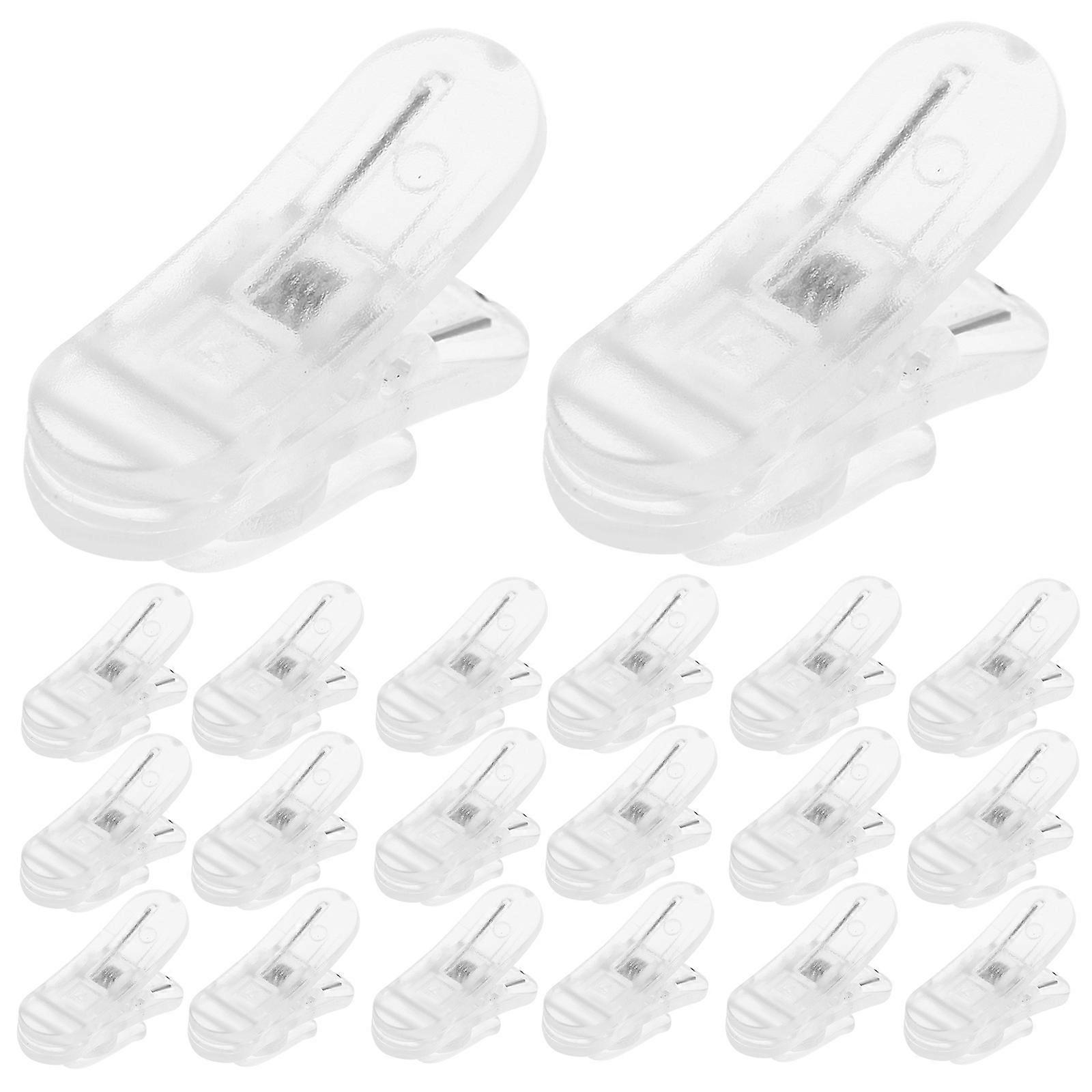 Lavalier Mic Holder for Women Lapel Mic Clip Prevent Tangling Easy Attachment Various Occasions 50Pcs