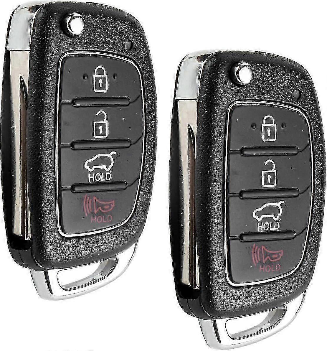 High quality   4-Button Replacement Fit For  Keyless Entry Remote Head Uncut