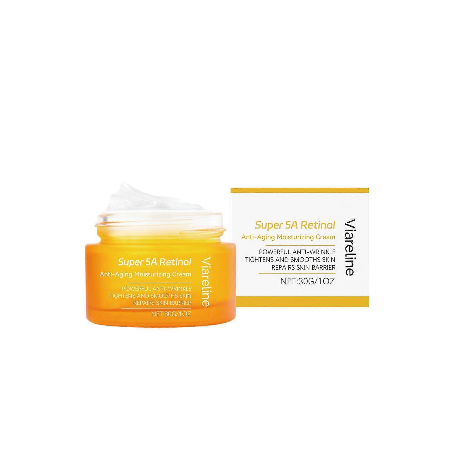 スーパー5Aレチノールアンチエイジングモイスチャライジングクリーム、デイ&ナイトクリーム、若々しく輝く肌のための究極のアンチエイジングクリーム