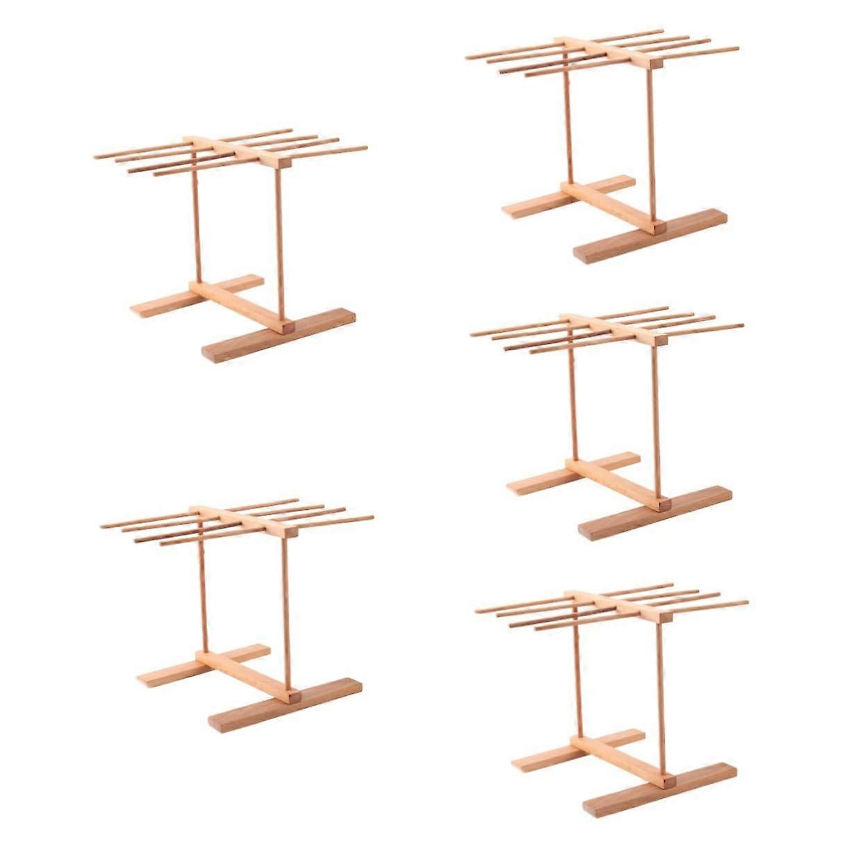Noodle Drying Rack Pack of 5, Adjustable Hanging Noodle Stand for Fresh Noodles, Space-Saving Kitchen Organizer
