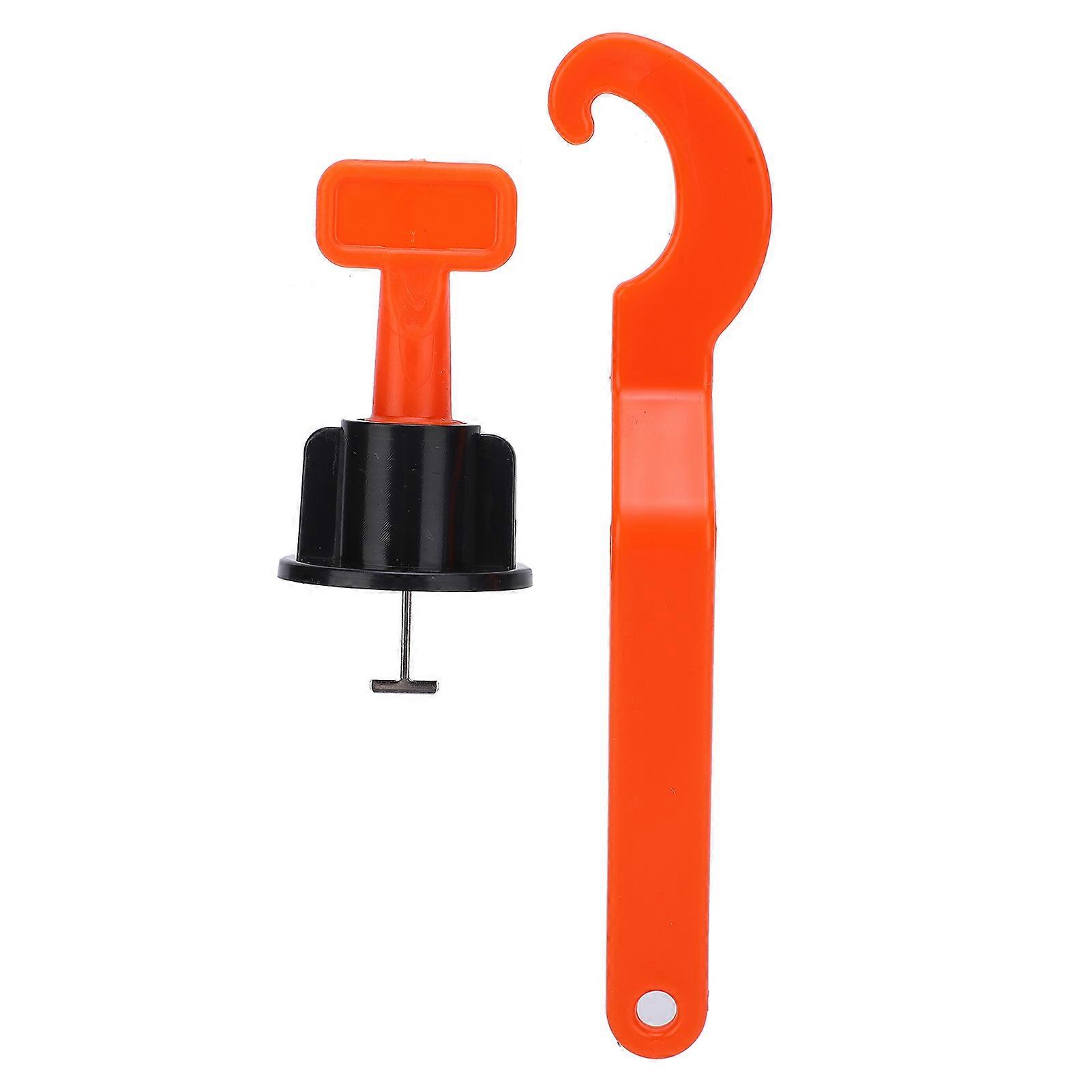 50X Reusable Flat Ceramic Tile Leveling System Kit for Floor and Wall Construction