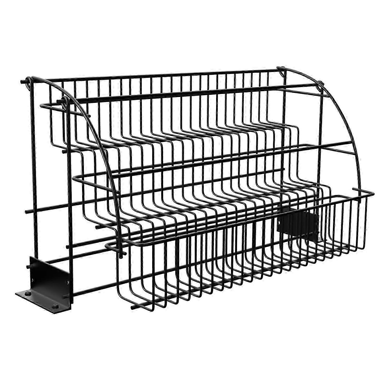 3-Tier Pull Down Spice Rack Organizer Iron Retractable Kitchen Storage Shelf