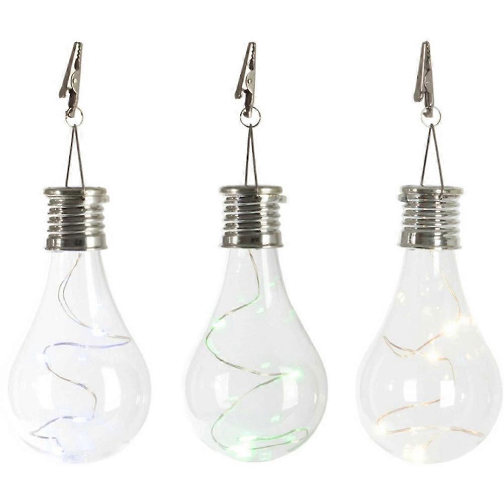 屋外ソーラーランタン防水ソーラー電球ガーデン照明アクセサリー1パック